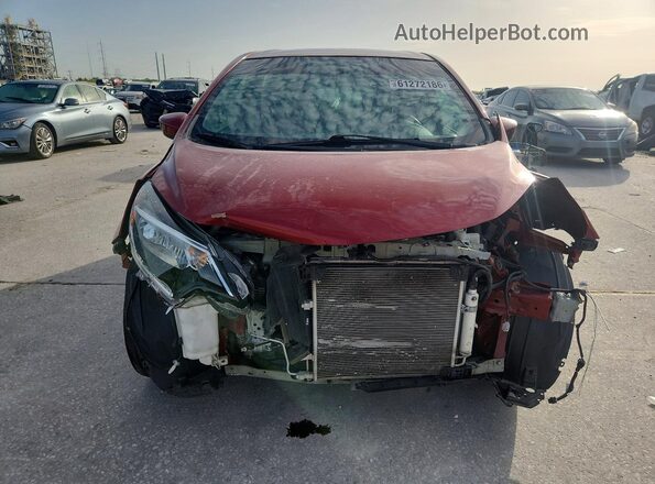 3N1CE2CP7KL363536 2019 NISSAN VERSA Red Դիմացի տեսք