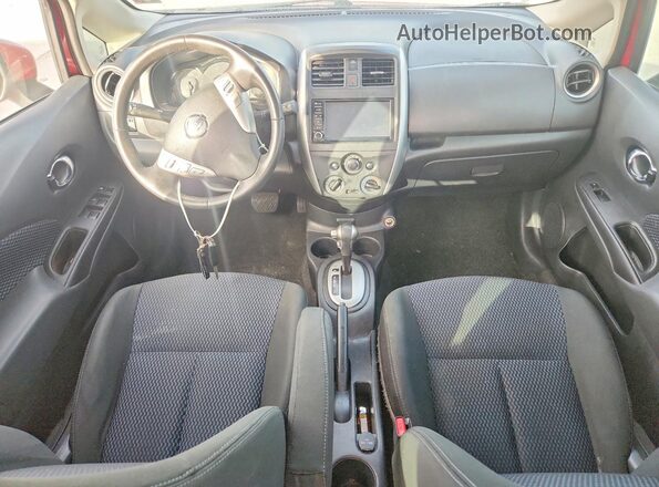 3N1CE2CP7KL363536 2019 NISSAN VERSA Red Առջևի վահանակի տեսք