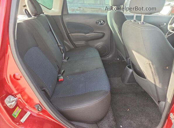 3N1CE2CP7KL363536 2019 NISSAN VERSA Red Հետևի նստատեղերի տեսք