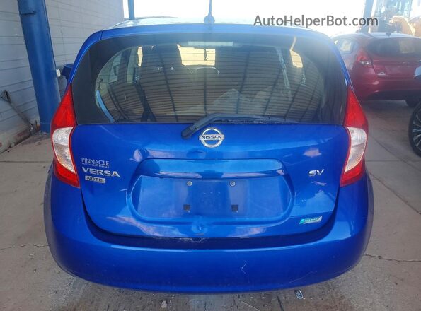 3N1CE2CP8GL390445 2016 NISSAN VERSA Blue Rear view