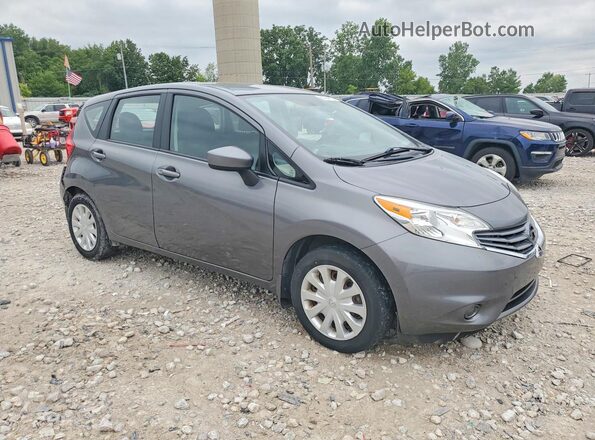 3N1CE2CP8GL399663 2016 NISSAN VERSA Gray Delantero derecho