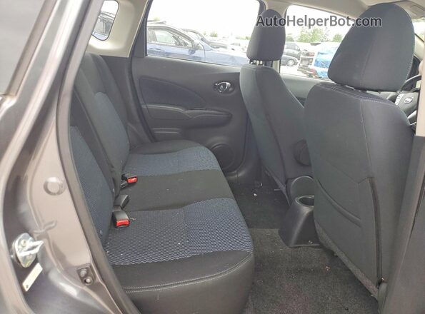 3N1CE2CP8GL399663 2016 NISSAN VERSA Gray Vista de los asientos traseros