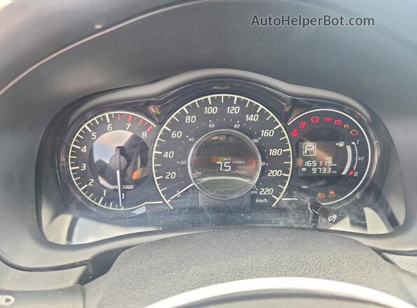 3N1CE2CP8HL363912 2017 NISSAN VERSA Blue Instrument cluster view
