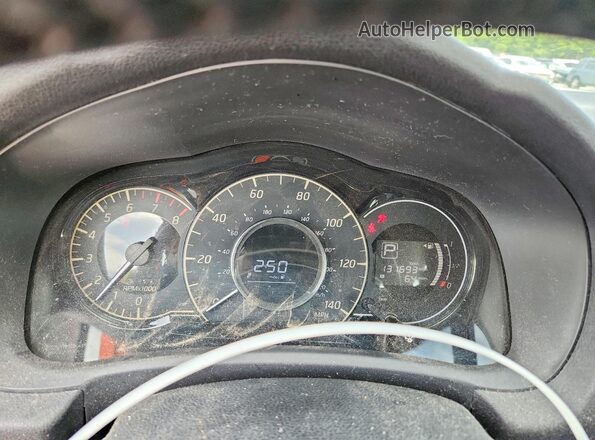 3N1CE2CP8KL362122 2019 NISSAN VERSA Blue ხელსაწყოთა პანელის ხედი