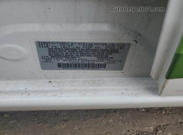 3N1CE2CP9GL363111 2016 NISSAN VERSA White Շարժիչի բաժամունքի տեսք