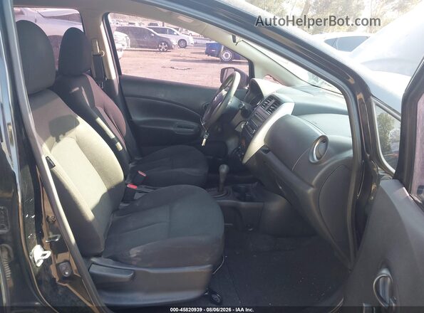 3N1CE2CP9GL402070 2016 NISSAN VERSA NOTE Black წინა სალონის ხედი