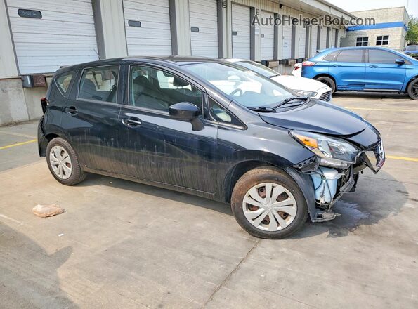 3N1CE2CP9JL352049 2018 NISSAN VERSA Черный Передняя правая четверть