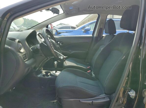 3N1CE2CP9JL352049 2018 NISSAN VERSA Черный Вид салона спереди