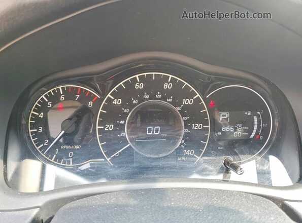 3N1CE2CP9JL352049 2018 NISSAN VERSA Черный Вид щитка приборов