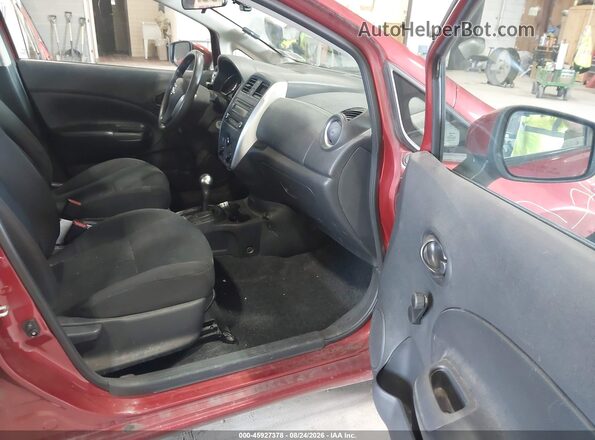 3N1CE2CP9JL352990 2018 NISSAN VERSA NOTE Maroon წინა სალონის ხედი
