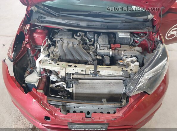 3N1CE2CP9JL352990 2018 NISSAN VERSA NOTE Maroon უკანა ხედი
