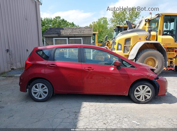 3N1CE2CP9JL352990 2018 NISSAN VERSA NOTE Maroon უკანა სალონის ხედი