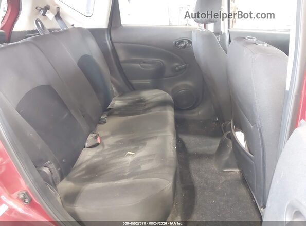 3N1CE2CP9JL352990 2018 NISSAN VERSA NOTE Maroon VIN კოდის სტიკერის ხედი