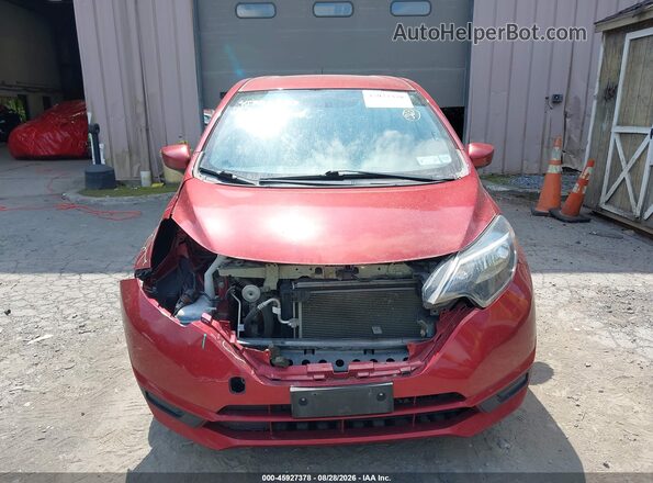 3N1CE2CP9JL352990 2018 NISSAN VERSA NOTE Maroon ხელსაწყოთა პანელის ხედი