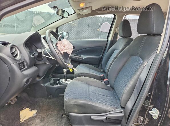 3N1CE2CP9JL353685 2018 NISSAN VERSA Black Widok wnętrza z przodu