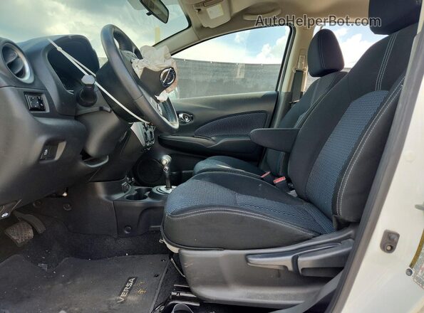 3N1CE2CP9KL358497 2019 NISSAN VERSA White წინა სალონის ხედი