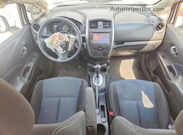 3N1CE2CP9KL358497 2019 NISSAN VERSA White წინა პანელის ხედი