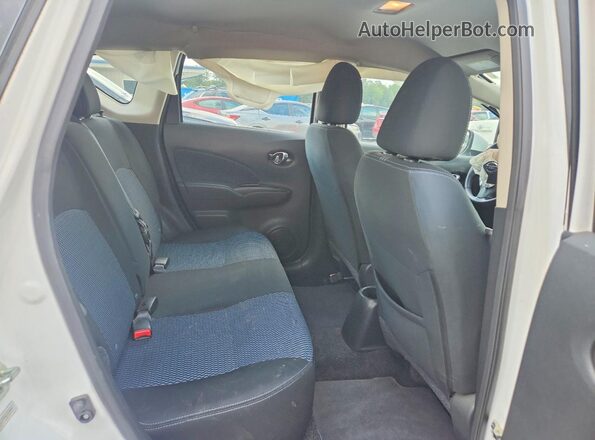 3N1CE2CP9KL358497 2019 NISSAN VERSA White უკანა სავარძლების ხედი