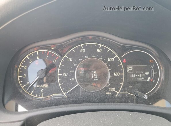 3N1CE2CPXGL361870 2016 NISSAN VERSA White Instrument cluster view