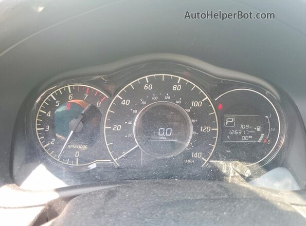 3N1CE2CPXGL368219 2016 NISSAN VERSA Silver Widok zestawu wskaźników