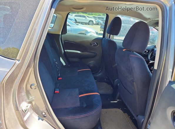 3N1CE2CPXGL376899 2016 NISSAN VERSA Gray Вид задніх сидінь