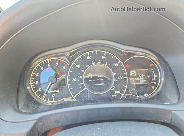 3N1CE2CPXGL376899 2016 NISSAN VERSA Gray Вид щитка приладів
