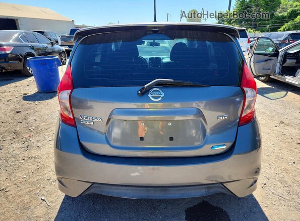 3N1CE2CPXGL376899 2016 NISSAN VERSA Gray Вид ззаду