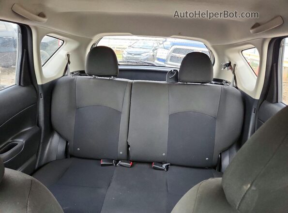 3N1CE2CPXGL382590 2016 NISSAN VERSA Gray Հետևի նստատեղերի տեսք