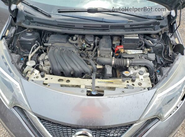 3N1CE2CPXHL368674 2017 NISSAN VERSA Gray Widok wnętrza z tyłu