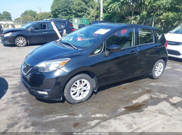 3N1CE2CPXHL382204 2017 NISSAN VERSA NOTE Black Առջևի ձախ երեք քառորդ տեսարան