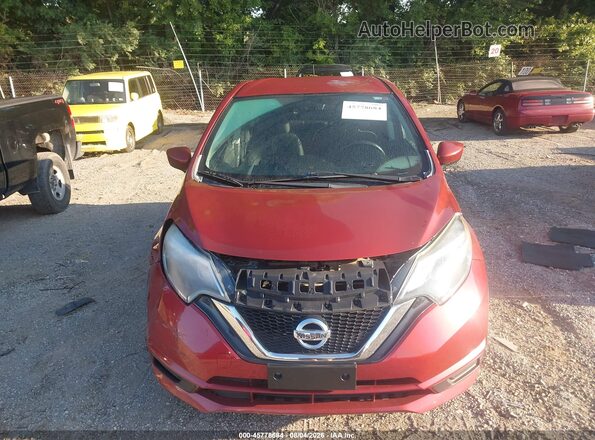 3N1CE2CPXKL354202 2019 NISSAN VERSA NOTE Red Instrument cluster view