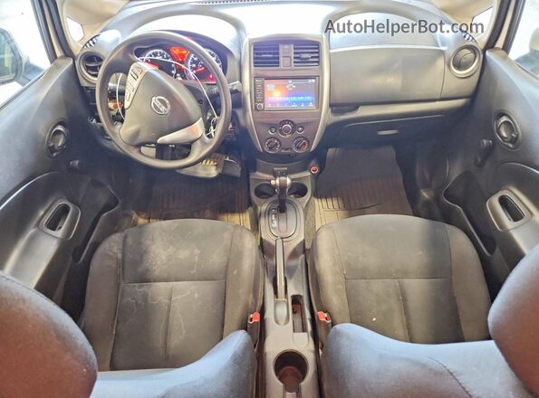 3N1CE2CPXKL357973 2019 NISSAN VERSA White Առջևի վահանակի տեսք