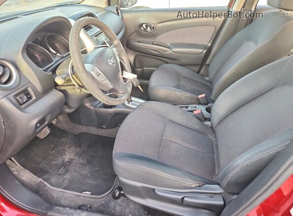 3N1CN7AP0GL822106 2016 NISSAN VERSA Red Front interior view