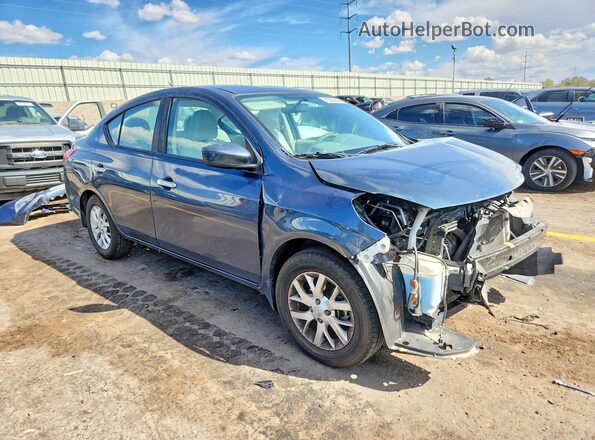 3N1CN7AP0GL822297 2016 NISSAN VERSA Синий Передняя правая четверть