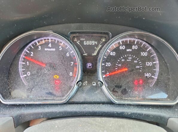 3N1CN7AP0GL822297 2016 NISSAN VERSA Синий Вид щитка приборов