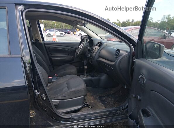 3N1CN7AP0GL826866 2016 NISSAN VERSA Black Вид салону спереду