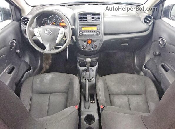 3N1CN7AP0GL836992 2016 NISSAN VERSA Black Առջևի վահանակի տեսք