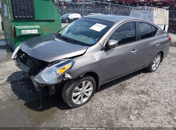3N1CN7AP0GL854604 2016 NISSAN VERSA Gray წინა მარცხენა ხედი სამი მეოთხედიდან