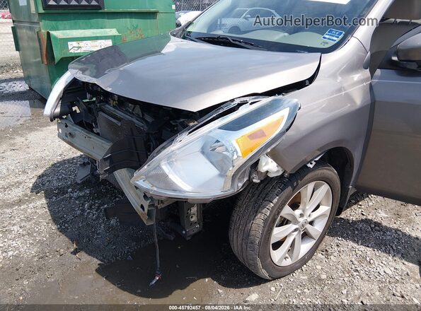 3N1CN7AP0GL854604 2016 NISSAN VERSA Gray წინა ხედი