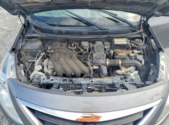 3N1CN7AP0KL844258 2019 NISSAN VERSA Gray Սալոնի հետևի տեսք