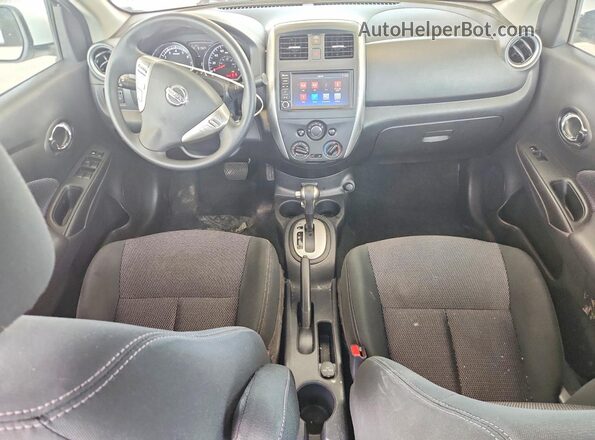 3N1CN7AP0KL868639 2019 NISSAN VERSA White Առջևի վահանակի տեսք