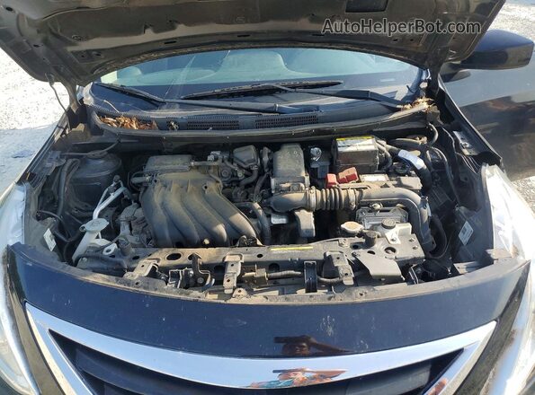 3N1CN7AP1GL892407 2016 NISSAN VERSA Black Widok wnętrza z tyłu