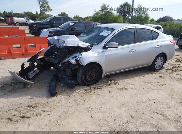3N1CN7AP1GL911702 2016 NISSAN VERSA Silver Առջևի ձախ երեք քառորդ տեսարան