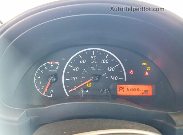 3N1CN7AP1HL847047 2017 NISSAN VERSA Белый Вид щитка приборов
