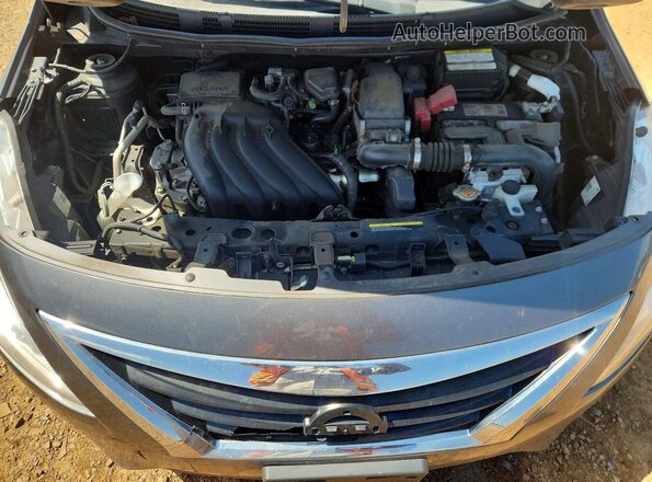 3N1CN7AP1HL851874 2017 NISSAN VERSA Silver Rear interior view