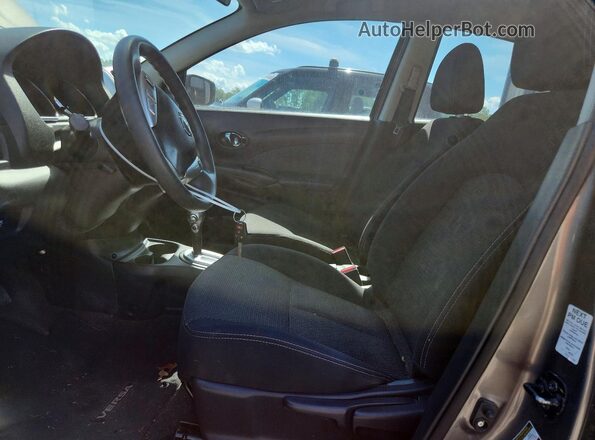 3N1CN7AP2GL820244 2016 NISSAN VERSA Gray Widok wnętrza z przodu