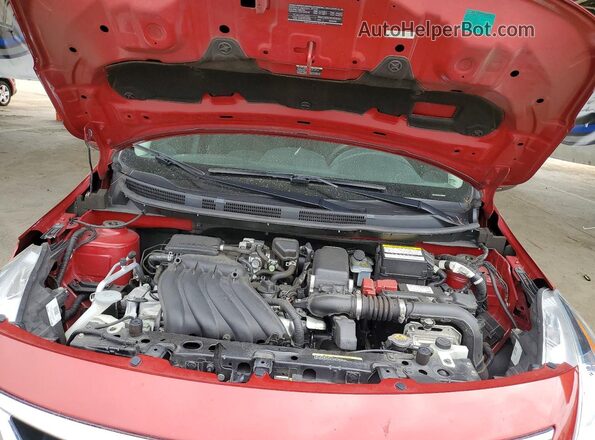 3N1CN7AP2GL847590 2016 NISSAN VERSA Красный Вид задней части салона