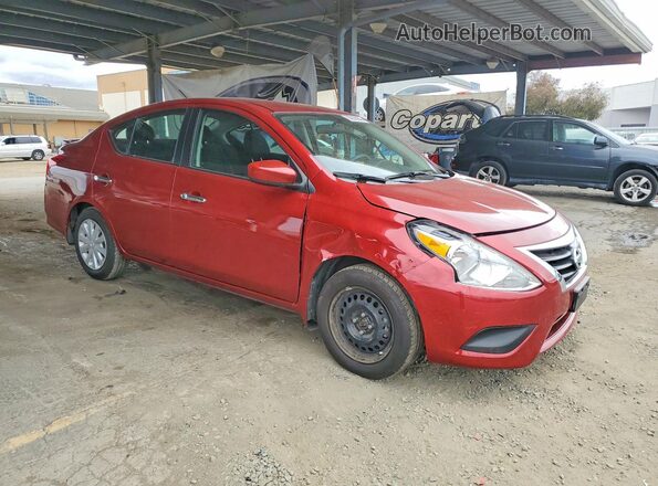 3N1CN7AP2GL847590 2016 NISSAN VERSA Красный Передняя правая четверть