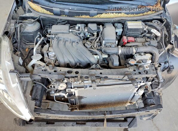 3N1CN7AP2GL849517 2016 NISSAN VERSA Gray Widok wnętrza z tyłu
