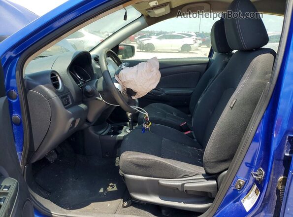 3N1CN7AP2GL867452 2016 NISSAN VERSA Blue Vista interior delantera